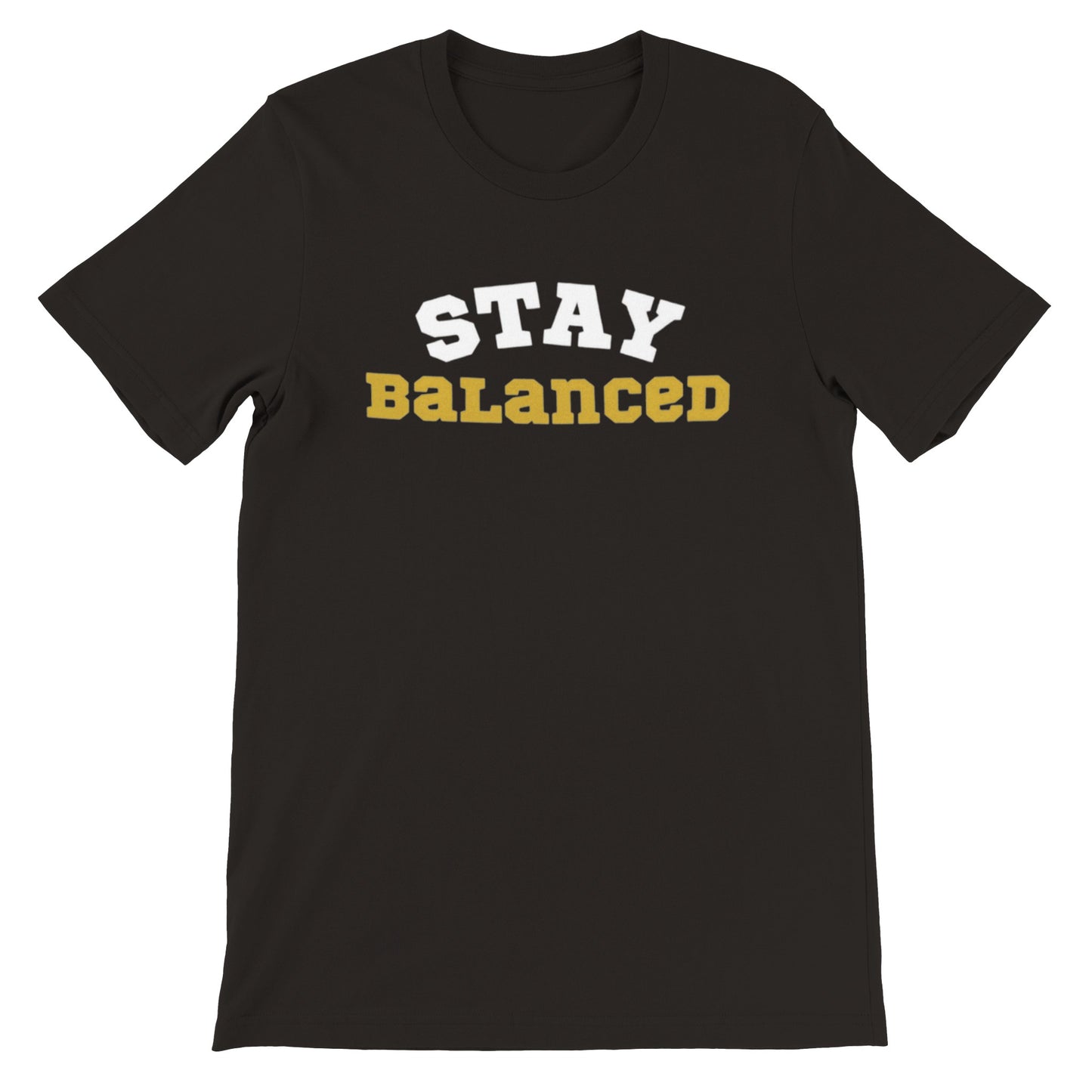 Stay Balanced Black T-shirt