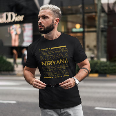 Nirvana State Of Mind Black T-shirt