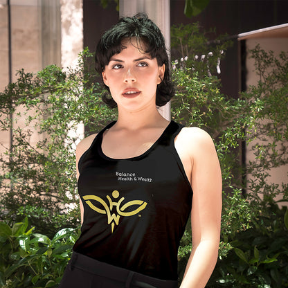 Women's Racerback Tank Black